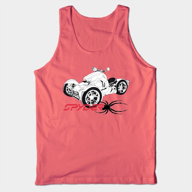 Can-Am Ryker Off Road Tank Top by Joseph Baker